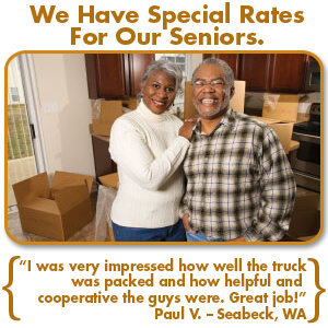 Moving Company - Portland, Salem, and Eugene, OR - All Around Movers - Commercial Moving Company - We Have Special Rates For Our Seniors. 